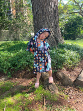 Load image into Gallery viewer, Magical ʻŌhiʻa Lehua keiki hooded towels
