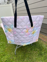 Load image into Gallery viewer, Pua Melia Ānuenue beach mat/tote
