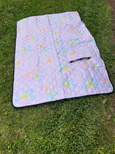 Load image into Gallery viewer, Pua Melia Ānuenue beach mat/tote
