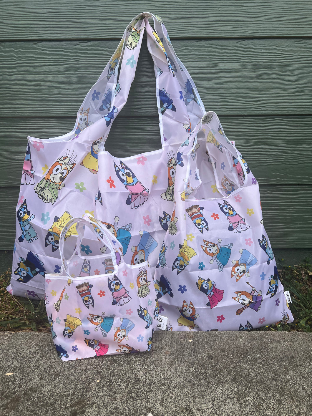 Princess Bluey Reuseable bags