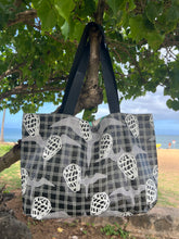 Load image into Gallery viewer, Retro Hebrew + Iwa Hebrew Tyvek Reversible Tote
