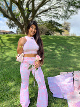 Load image into Gallery viewer, Magical Pink flare bell bottom pants
