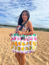 Load image into Gallery viewer, Retro Hebrew + Iwa Hebrew Tyvek Reversible Tote
