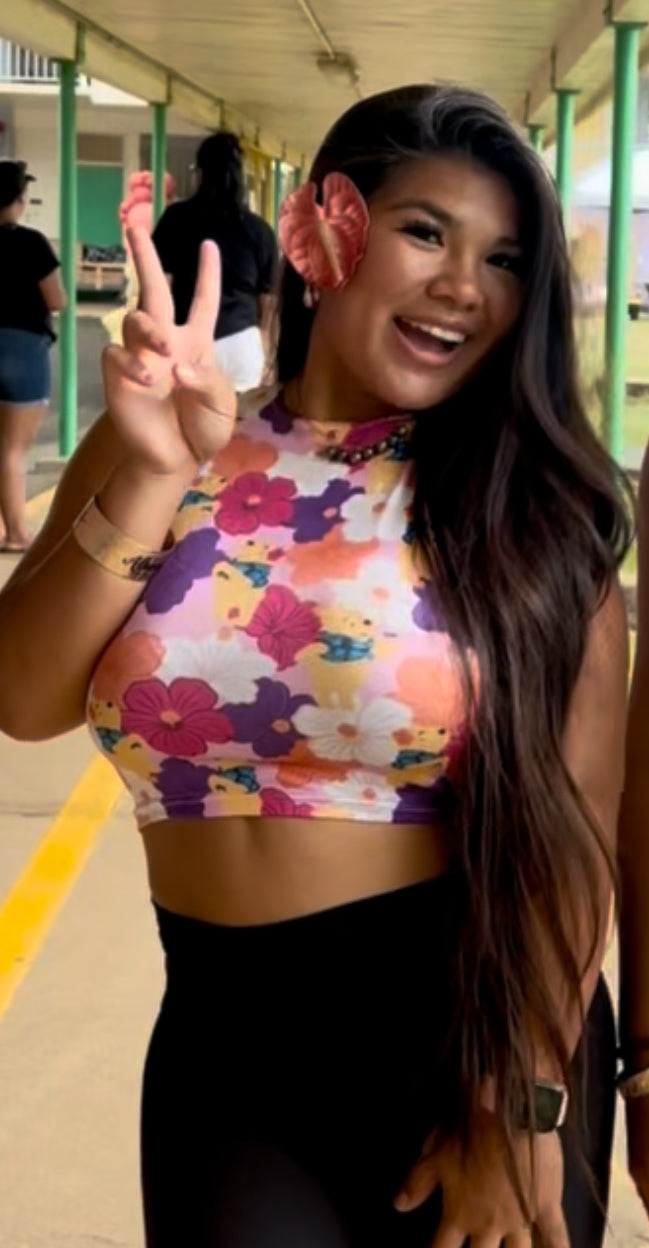 PoohALani crop tank top