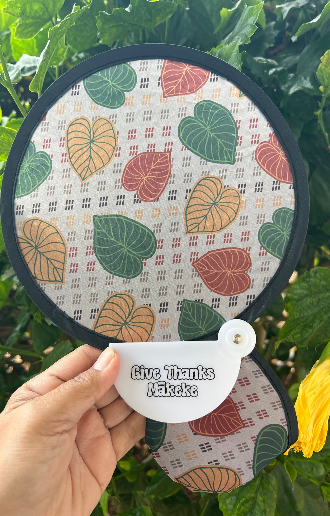 Give Thanks Foldable Fan